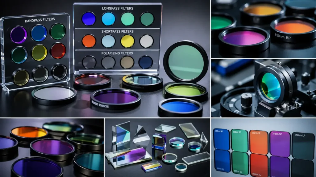Types of Optical Filters Used in Machine Vision Systems