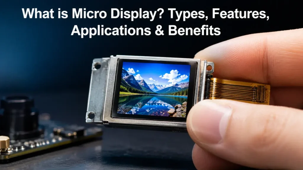 What is Micro Display? Types, Features, Applications & Benefits