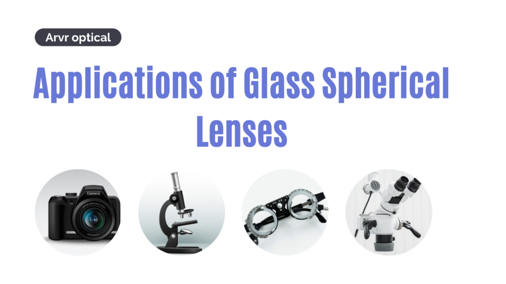 application of glass spherical lens