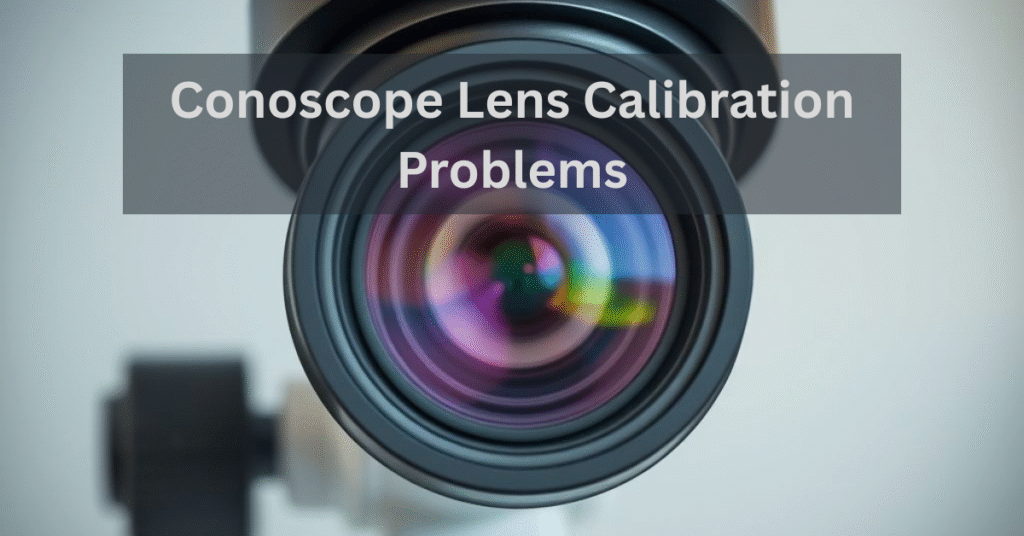 Conoscope Lens Calibration Problems