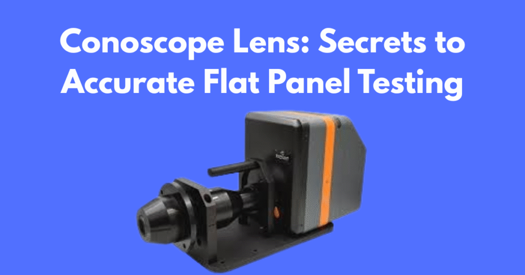 Conoscope Lens: Secrets to Accurate Flat Panel Testing