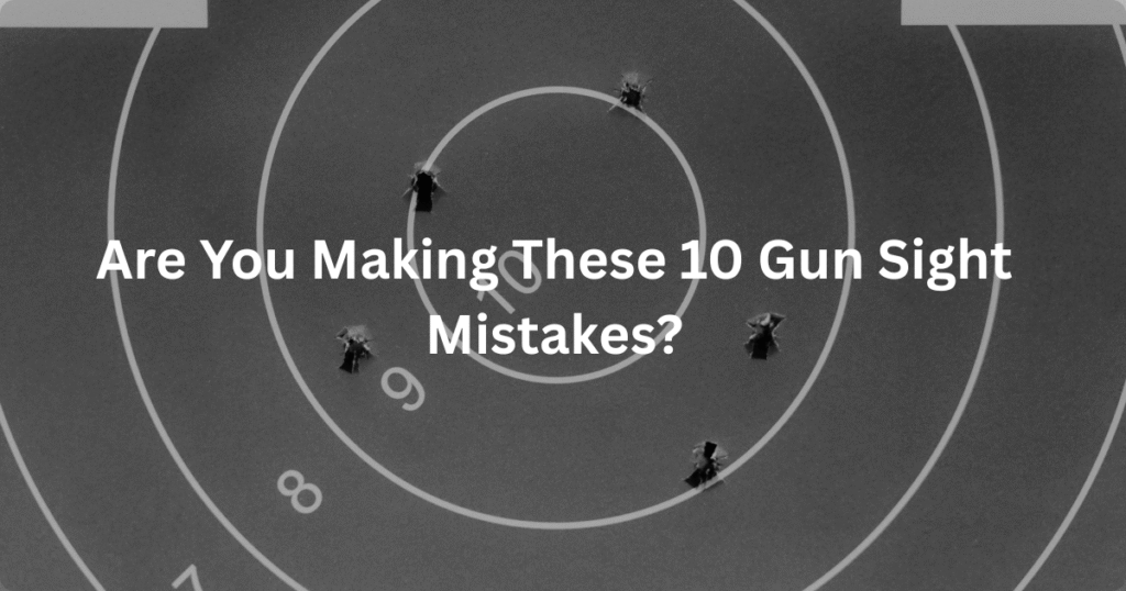 Are You Making These 10 Gun Sight Mistakes