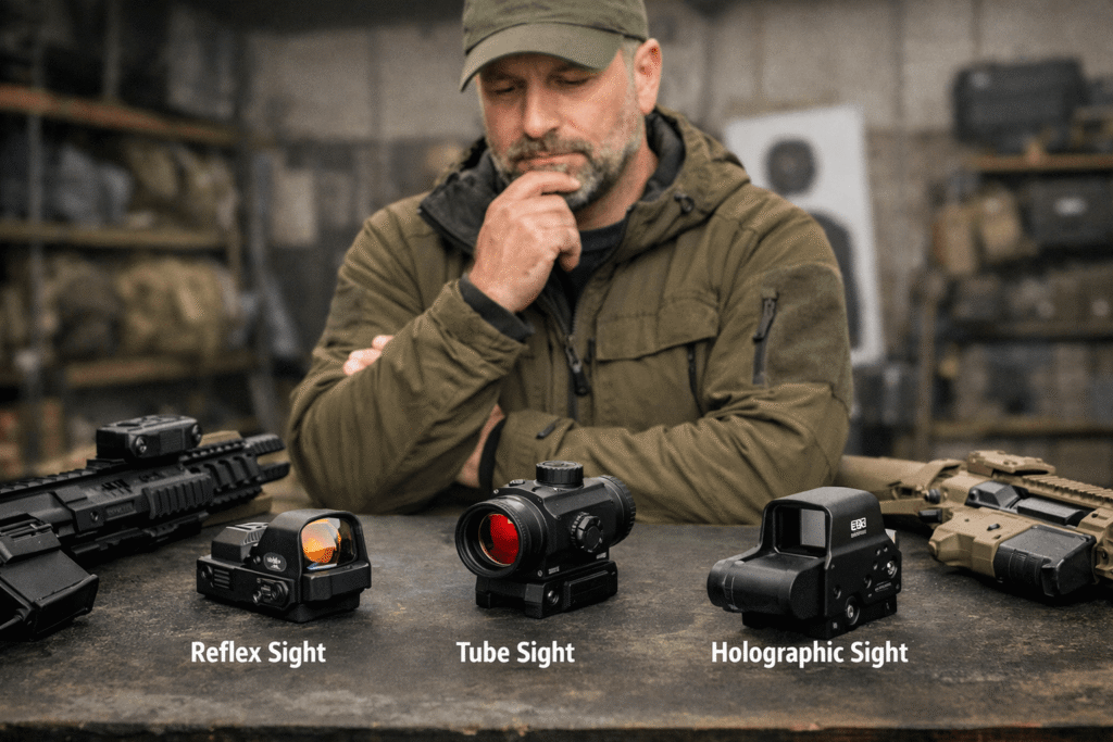 Reflex vs Tube vs Holographic Red Dot Sights