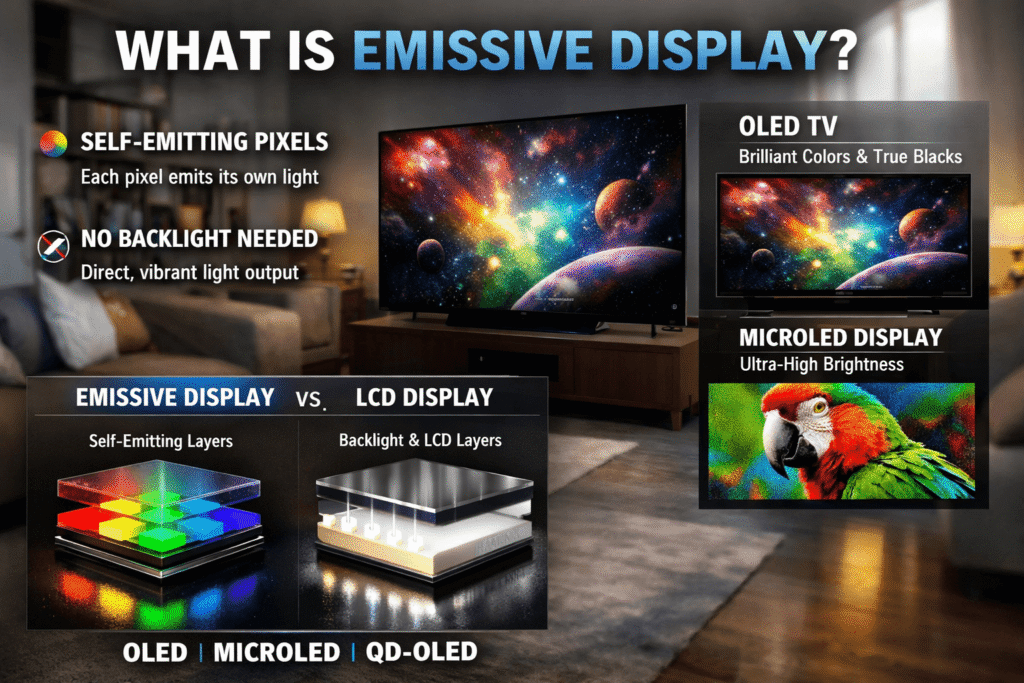 what is emissive display?