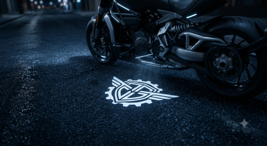 What Is a Motorcycle Ground Projection Light